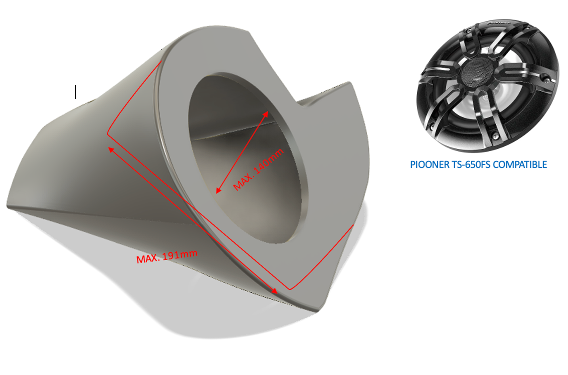 Yamaha FX 2012-2018 Speaker and Audio System Enclosures