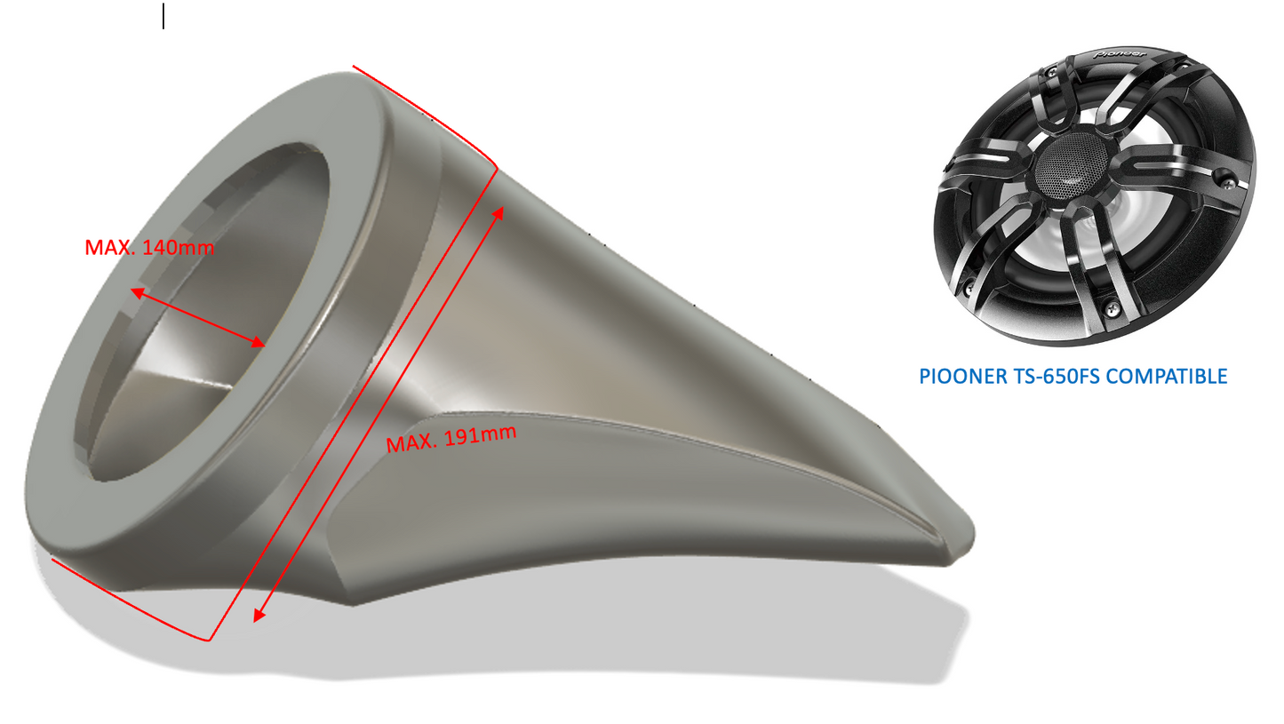 Sea doo GTI 2009 Speaker and Audio System Enclosures 6.5"