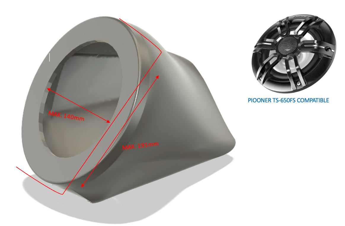 Yamaha FX 2005-2008 Speaker and Audio System Enclosures