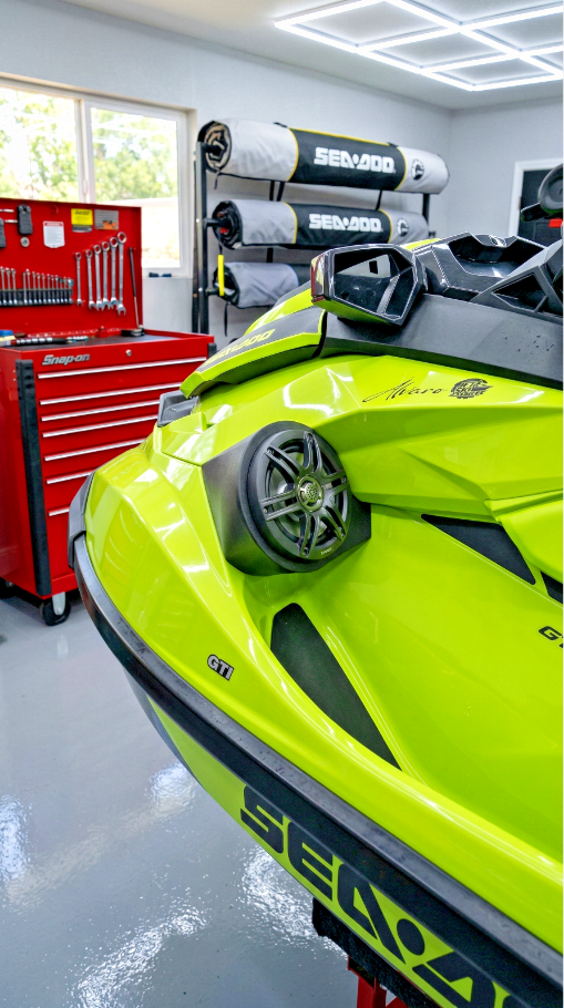 Sea Doo GTI 2012-2019 Speaker pods / brackets Audio Systems 6.5"