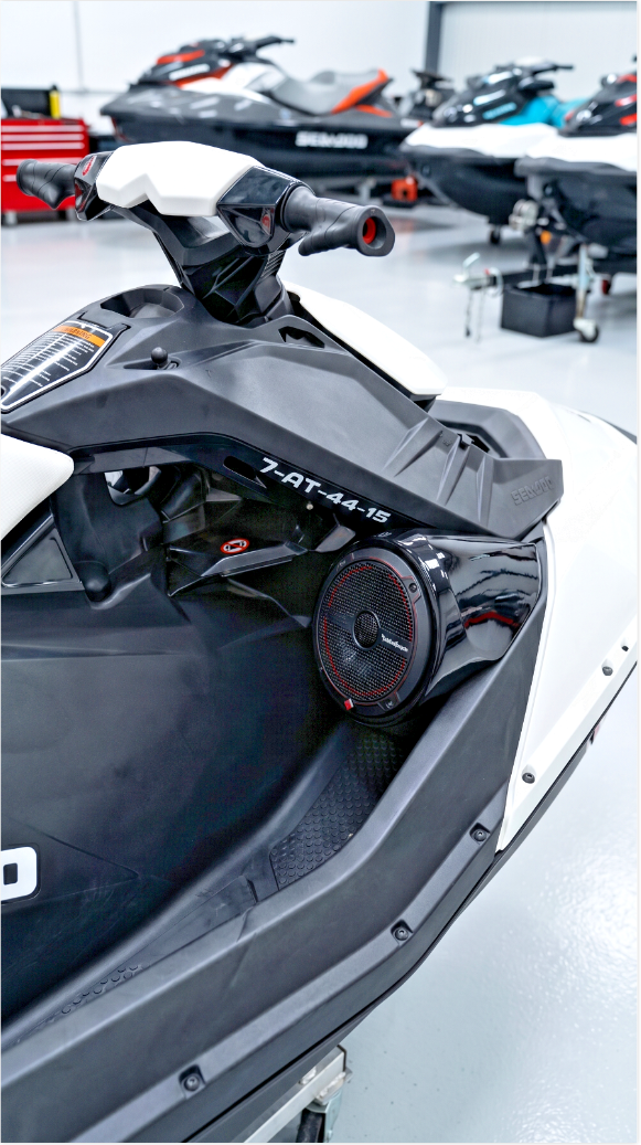 Sea Doo SPARK Speaker pods / brackets Audio Systems 6.5"