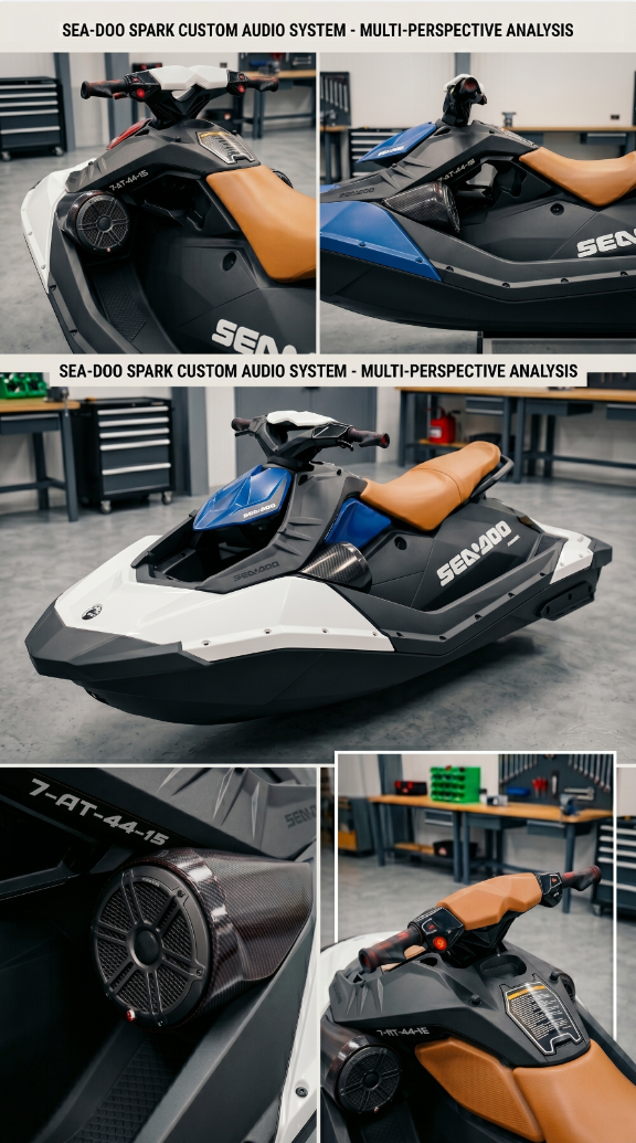 Sea Doo SPARK Speaker pods / brackets Audio Systems 6.5"