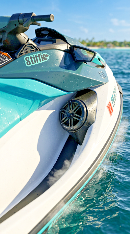 Sea doo GTI RXP 2021-2026 Speaker pods / brackets Audio Systems 6.5"