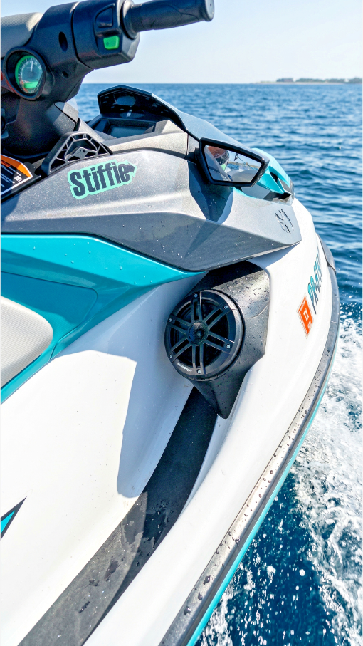 Sea doo GTI RXP 2021-2026 Speaker Enclosures / pods Audio Systems 6.5"
