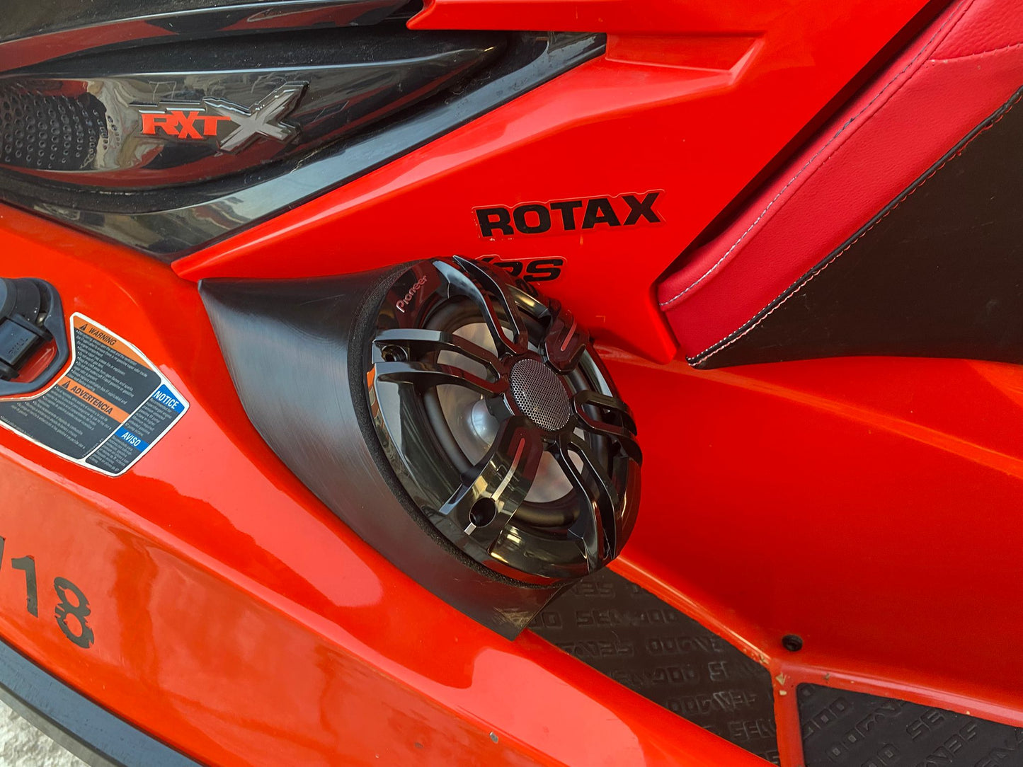 Sea Doo RXT GTX 2012-2019 Speaker and Audio System Enclosures 6.5"