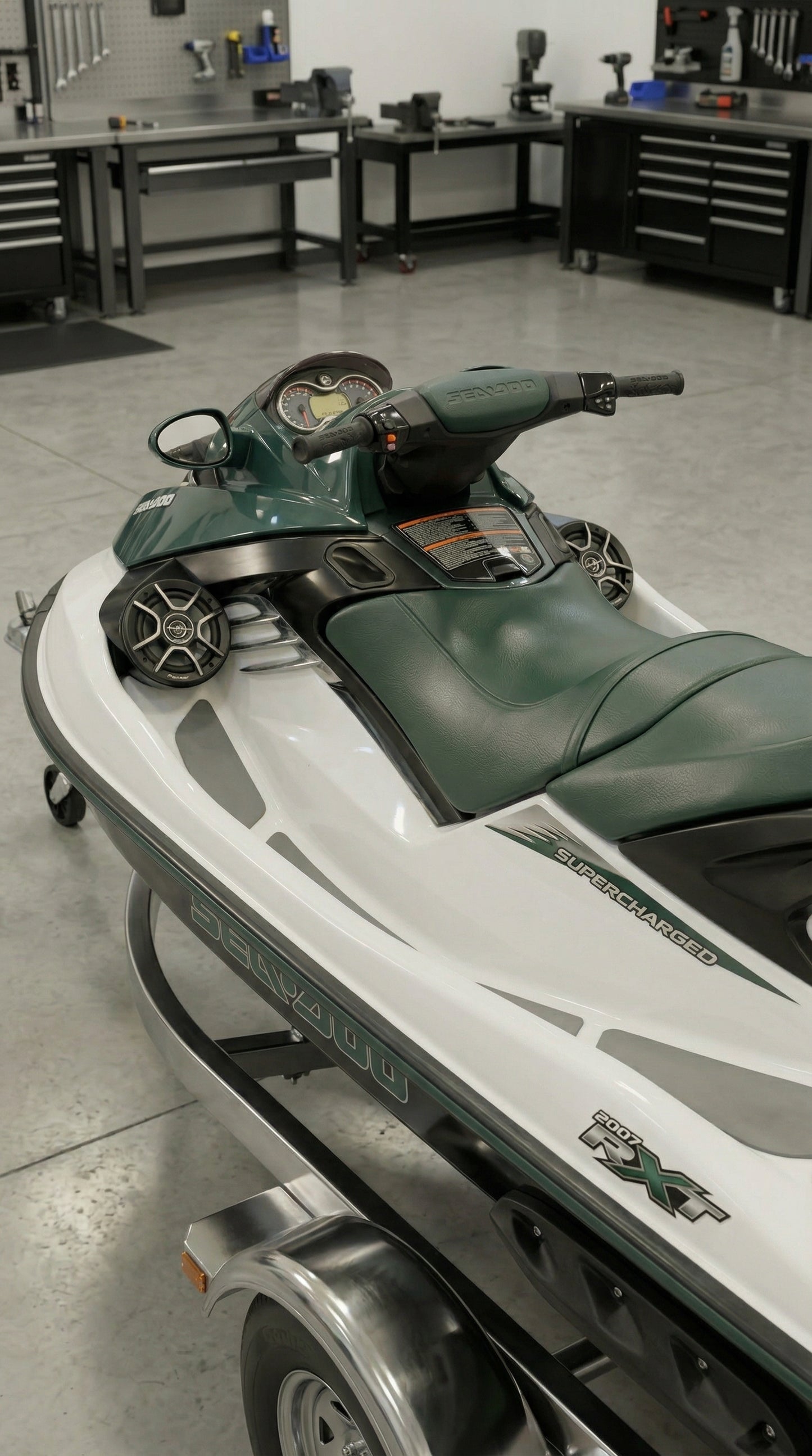 Sea Doo RXT 2007 Speaker pods / brackets Audio Systems 6.5"